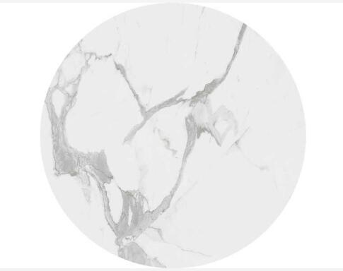 Комплект HALMAR OREO (2 стола журнальных) белый мрамор/черный