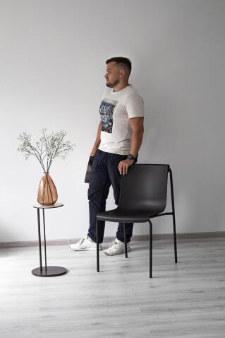 Стул Sheffilton SHT-S178 черный/черный муар