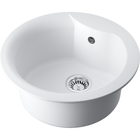 Кухонная мойка Omoikiri Yasugata 48R-WH Tetogranit/белый