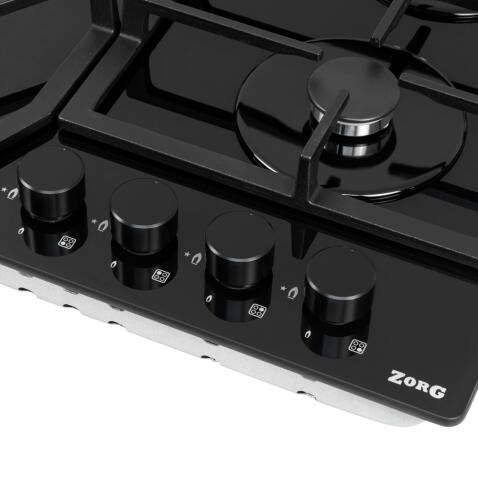 Поверхность газовая ZORG TECHNOLOGY HAG61 FDW black