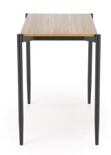 Комплект HALMAR NANDO (стол+ 2 стула) натуральный/черный/серый