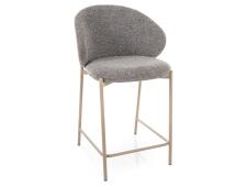 Стул барный SIGNAL KIOTO H-2 t.254 серый/кашемир