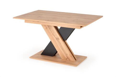 Стол обеденный HALMAR XARELTO дуб вотан/черный 130-175/85