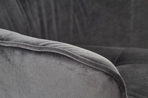 Стул HALMAR K377 темно-серый/черный