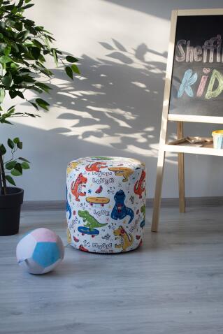 Банкетка Sheffilton KIDS SHT-B12 артикул Б-14 диномикс