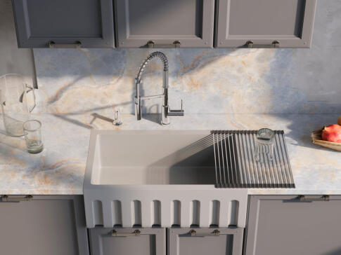 Кухонная мойка из керамики Omoikiri Mikura 76-WH Glossy Natceramic/белый