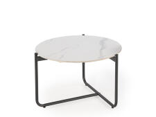 Стол журнальный HALMAR ACUNA белый мрамор