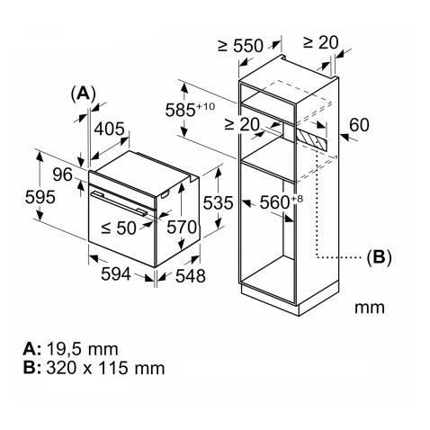 Духовой шкаф BOSCH HBG536EW4