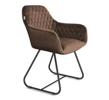 Стул Sheffilton SHT-ST38/S38 кофейный ликер/черный муар