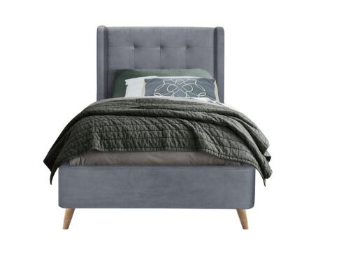 Кровать HALMAR ESTELLA серый, 90/200