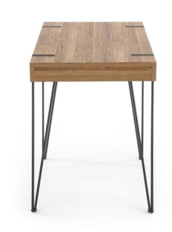 Стол компьютерный HALMAR B39 орех медовый/черный