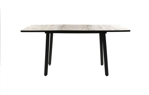 Стол ВВР Миллер бискайская сосна/черный №3, Пластик 120-160/80