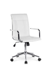 Кресло компьютерное HALMAR PORTO 2 белый/хром