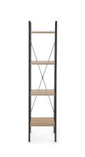 Стеллаж HALMAR NARVIK REG1 дуб сонома/черный