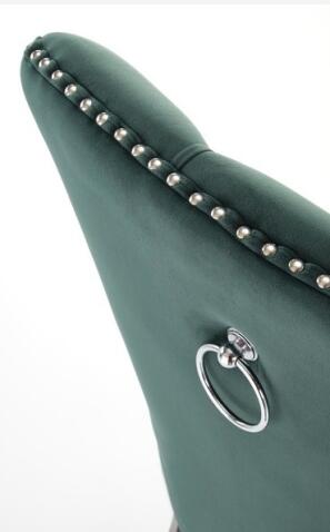 Стул HALMAR MIYA темно-зеленый/черный