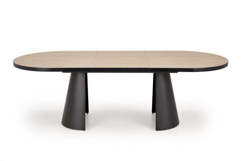 Стол обеденный HALMAR GIACOMO натуральный/черный 180-240/100