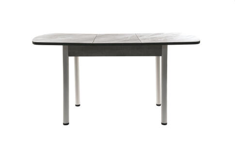 Стол ВВР Раздвижной пластиковый Лавант/белый прямой 110-150/70