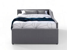 Кровать SIGNAL ELIOT Velvet tap. 142 серый, 120/200