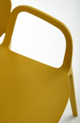 Стул HALMAR K491 горчичный