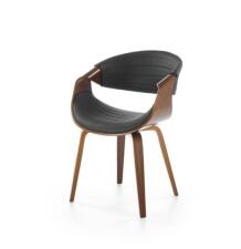 Стул HALMAR K544 черный/орех