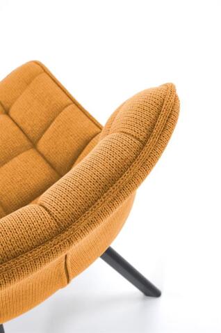 Стул HALMAR K549 горчичный/черный