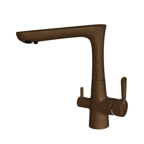 Смеситель для кухни GRANFEST 3223 терракот