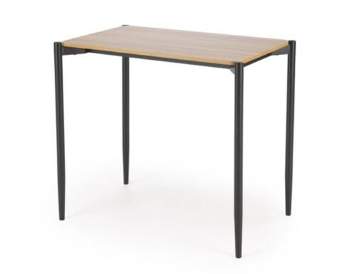 Комплект HALMAR NANDO (стол+ 2 стула) натуральный/черный/серый