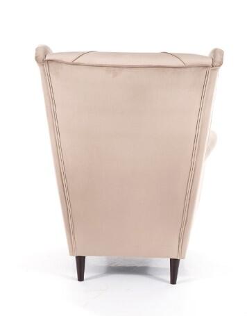 Кресло SIGNAL LADY Velvet Bluvel 40 темно-бежевый/венге