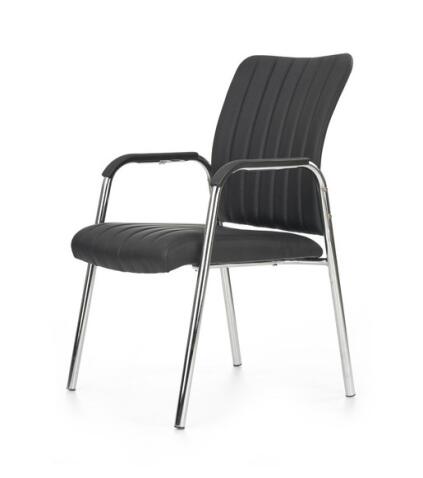 Стул HALMAR VIGOR черный/хром