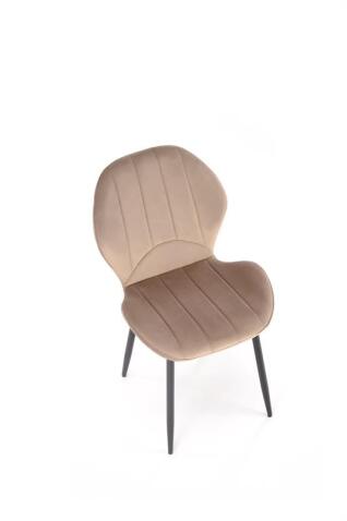 Стул HALMAR K538 бежевый/черный