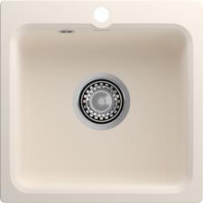 Кухонная мойка GRANFEST SMART SM-430 белый + сифон