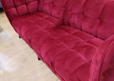 Диван SIGNAL CASTELLO 3 Velvet Bluvel 59 бордовый/венге