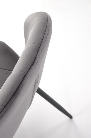 Стул HALMAR K538 серый/черный