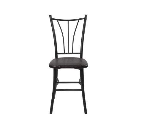 Стул ВВР Трилогия Шоколад Крокодил/черный, экокожа