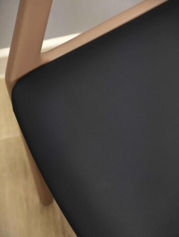 Стул Sheffilton SHT-S202 черный/коричневый