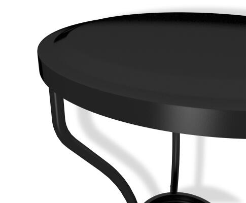 Стол журнальный Sheffilton SHT-CT10-1 черный муар
