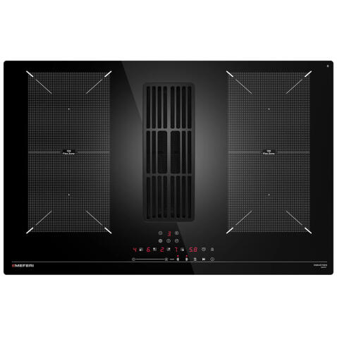 Варочная панель индукционная с вытяжкой MEFERI XSMART75BK COMFORT