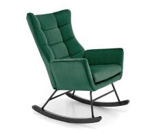 Кресло-качалка HALMAR BAZALTO зеленый