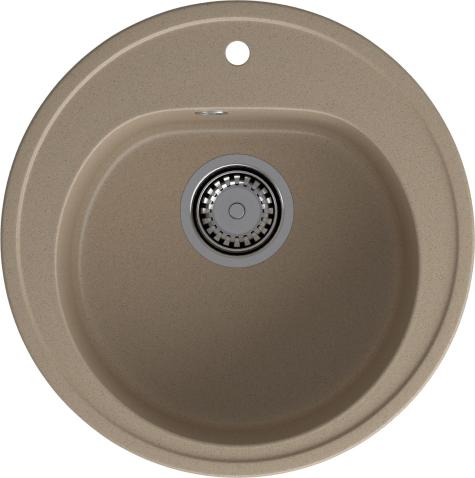 Кухонная мойка GRANFEST RONDO R-510 песочный