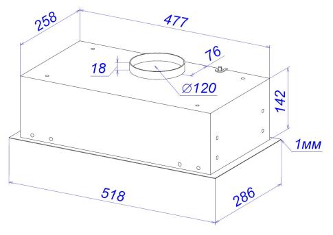 Вытяжка ZORG TECHNOLOGY CLASSICO 1030 52 M черная