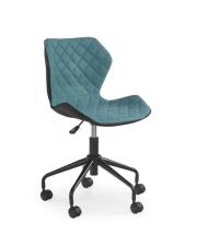 Кресло компьютерное HALMAR MATRIX черный/бирюзовый