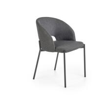 Стул HALMAR K373 серый/черный
