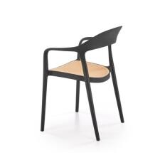 Стул HALMAR K530 черный/натуральный