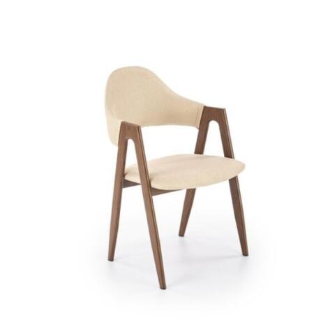 Стул HALMAR K344 бежевый/орех