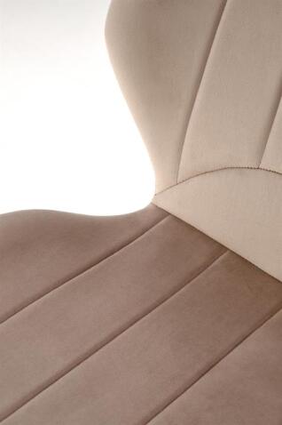 Стул HALMAR K538 бежевый/черный