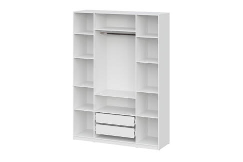 Полки NN Мебель для ШК 5 Белый текстурный (2 шт. в комплекте)