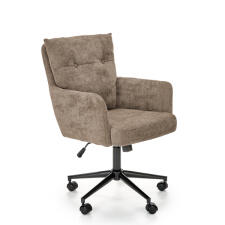 Кресло компьютерное HALMAR FLORES коричневый/черный