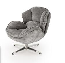 Кресло HALMAR GUIDO серый/хром