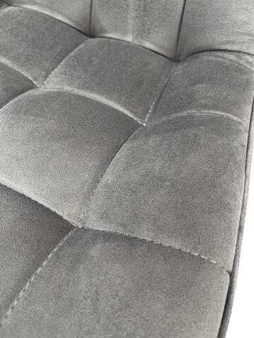 Стул ВВР Бостон графит/черный, велюр