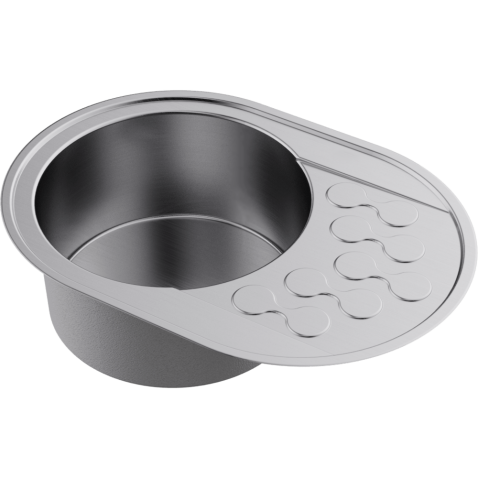 Кухонная мойка из нержавейки Omoikiri Kasumigaura 65-IN нержавеющая сталь